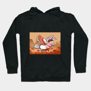 Cockatoo Flying In Jungle Hoodie